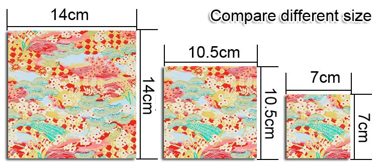 21x28cm Japanese Origami Folding Paper Handcraft Art Work Gift Wrapping Paper Packing Paper 20 Sheets