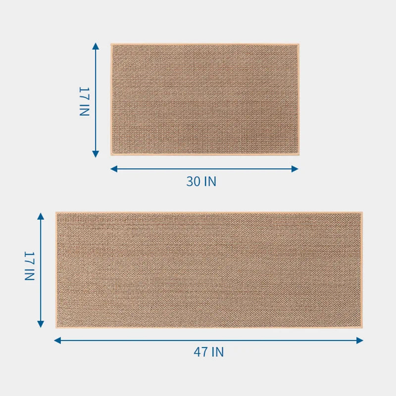 Rug Cotton and Linen Kitchen Mat Carpet Door Mat Rugs For Bedroom Water and 0il Absorbing Non-slip Dirt-resistant Waterproof
