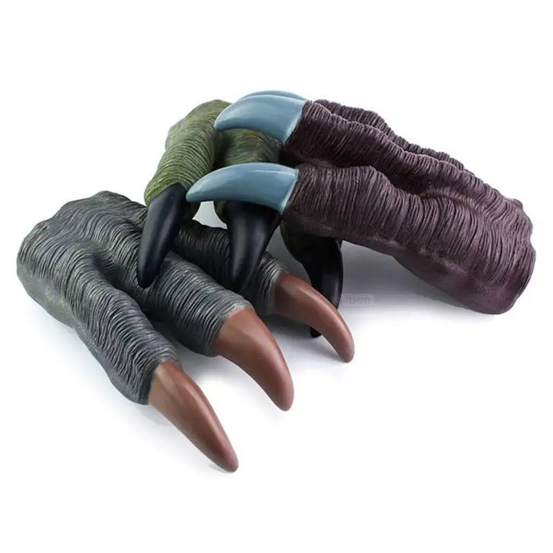 Dinosaur Claw Gloves Cosplay Jurassic Play Model Halloween Werewolf Trick Children Toys Kids Party Gift Prop Hands Q4H5