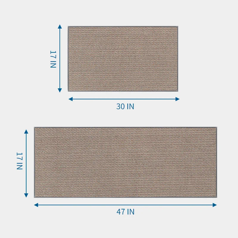 Rug Cotton and Linen Kitchen Mat Carpet Door Mat Rugs For Bedroom Water and 0il Absorbing Non-slip Dirt-resistant Waterproof