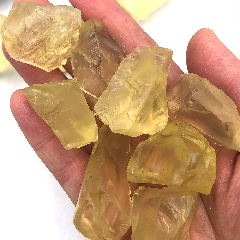 MagicCrystals 1pc Citrine Natural Stone Raw Crystals and Stones Healing Rock Minerales Crystal Home Decorations Room Decor Gift