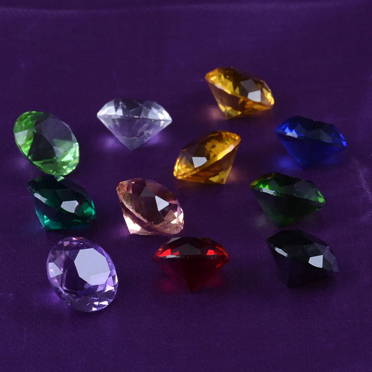 Crystal Glass Marbles Diamond  30mm Crafts Ornament Jewelry Home Decor Accessories Gift