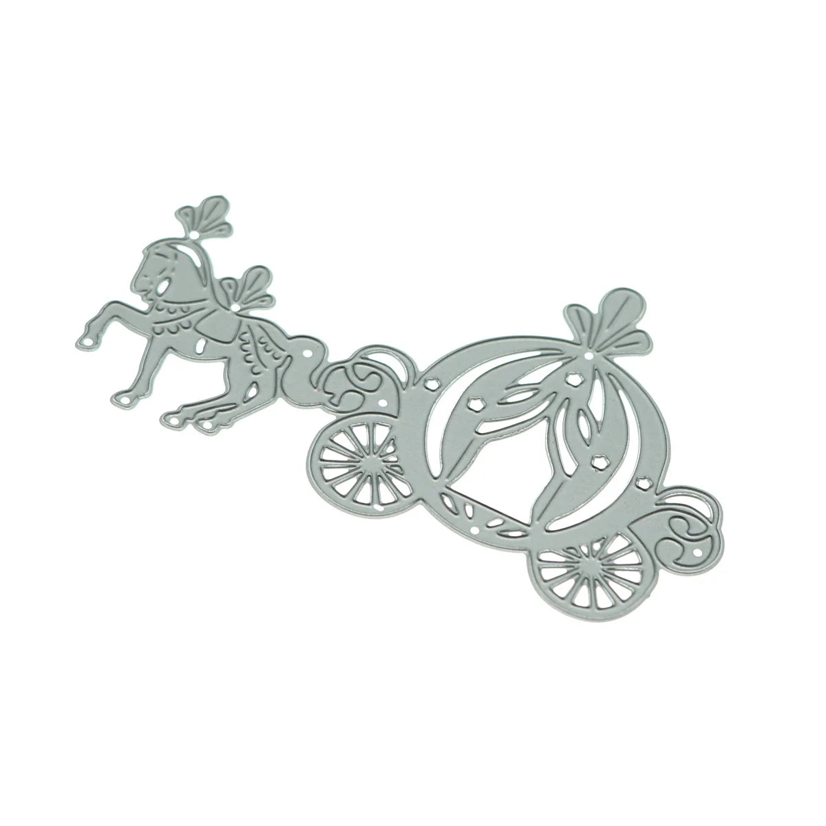 For Scrapbooking Carriage Pattern Metal Cutting Dies DIY Memory Card Photo Album Clipart Paper Art Work Decorating