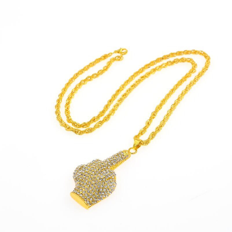 Punk Style Personalized Gesture Hand Pendant