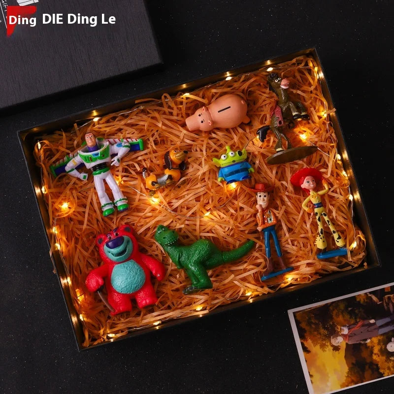 Full set of dolls toys Story Buss Light Years Woody Handmade Dolls ornaments Blind Boxes to send children birthday gifts