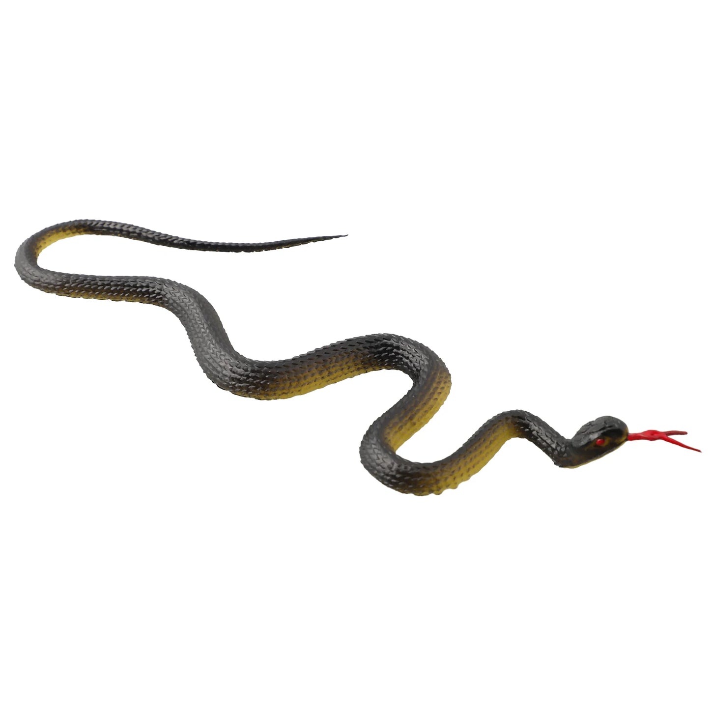 1pcs Rubber  Fake Snake 45cm Realistic Fake Snake Prank Trick North US Green Anaconda Scary Halloween Party Accessories