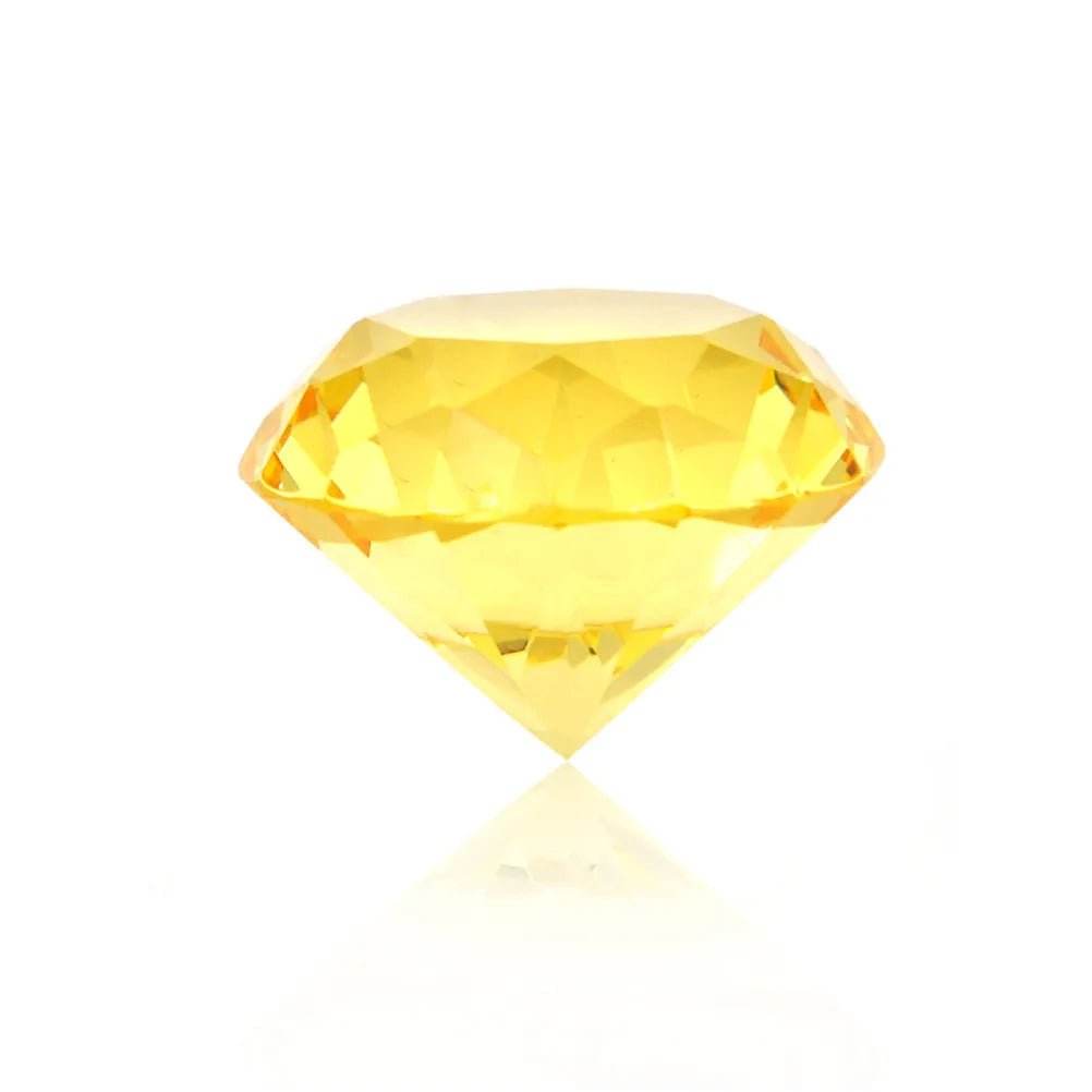 Clear Crystal Diamond Glass Paperweight Decorative Glass Diamonds Home Decoration Gift 30mm