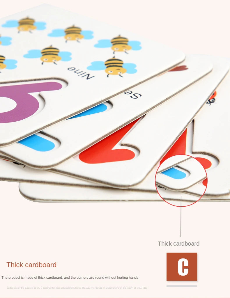 Kids Teaching Early Learning Aids Toddler Educational Toy Wooden Number Matching Addition and Subtraction Math Toys for Children