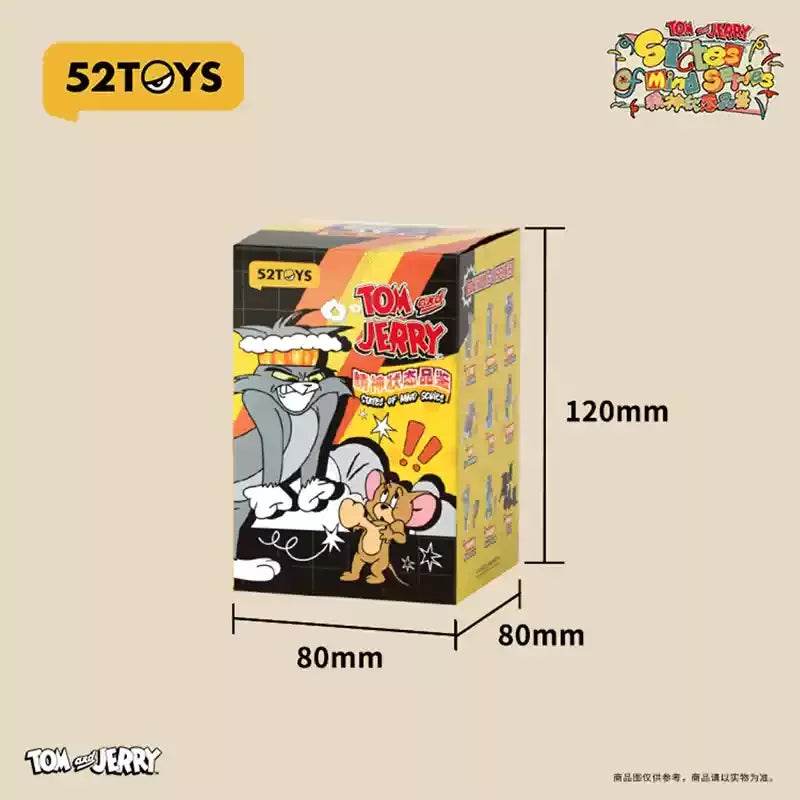 52toys New Product Tom And Jerry Mental State Tasting Blind Box Office Desktop Decoration Model Birthday Gift Children'S Gift