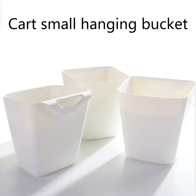 Household Back Hanging Plastic Storage Basket