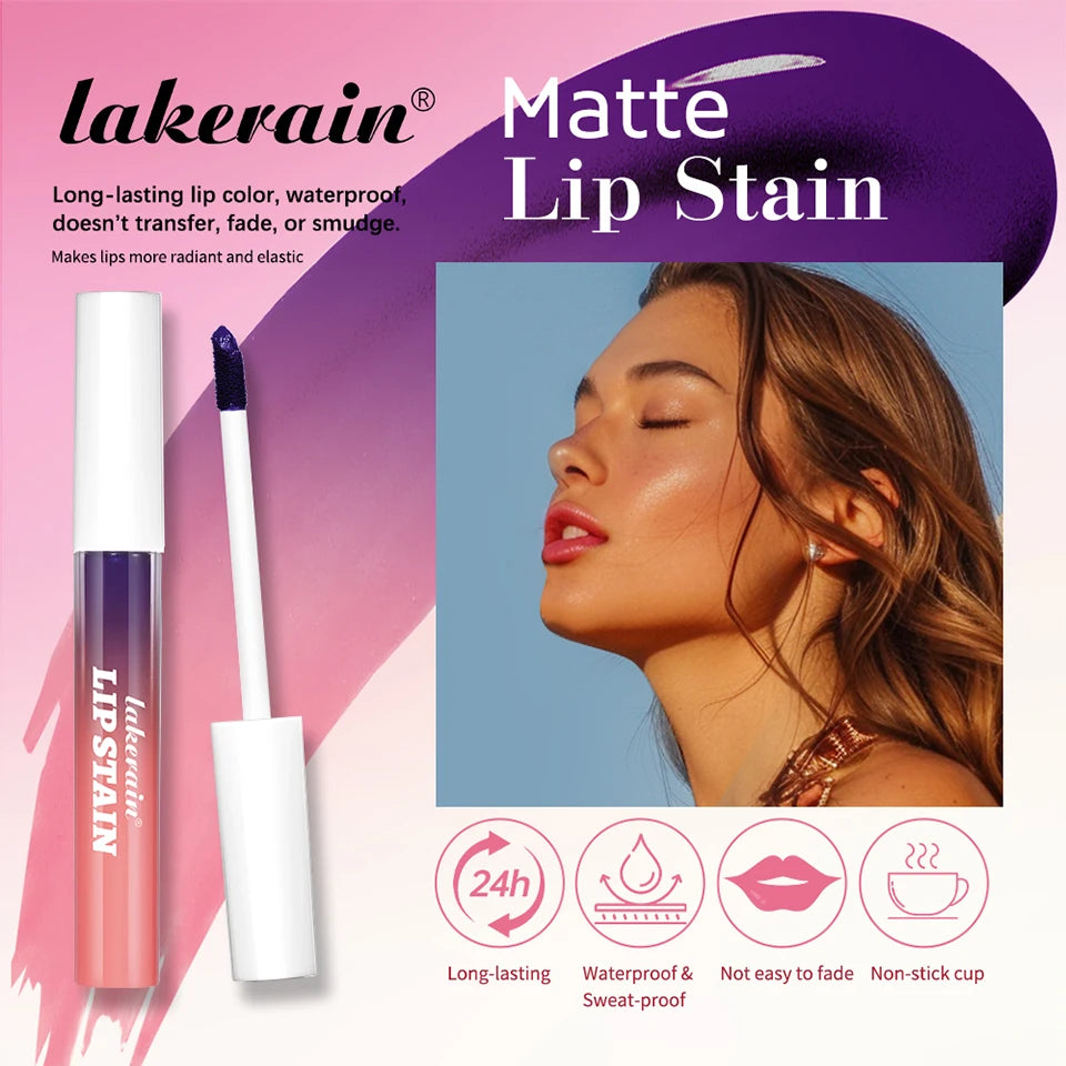 Blading Lip Gloss Peel and Stick Set Long-lasting Waterproof Pink Lip Gloss Transfer Resistant Natural Lip Gloss For Women