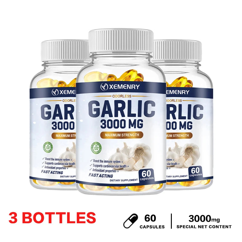 Garlic - Supports Heart Health, Supports Respiratory and Immune Health, Cleansing and Detoxification