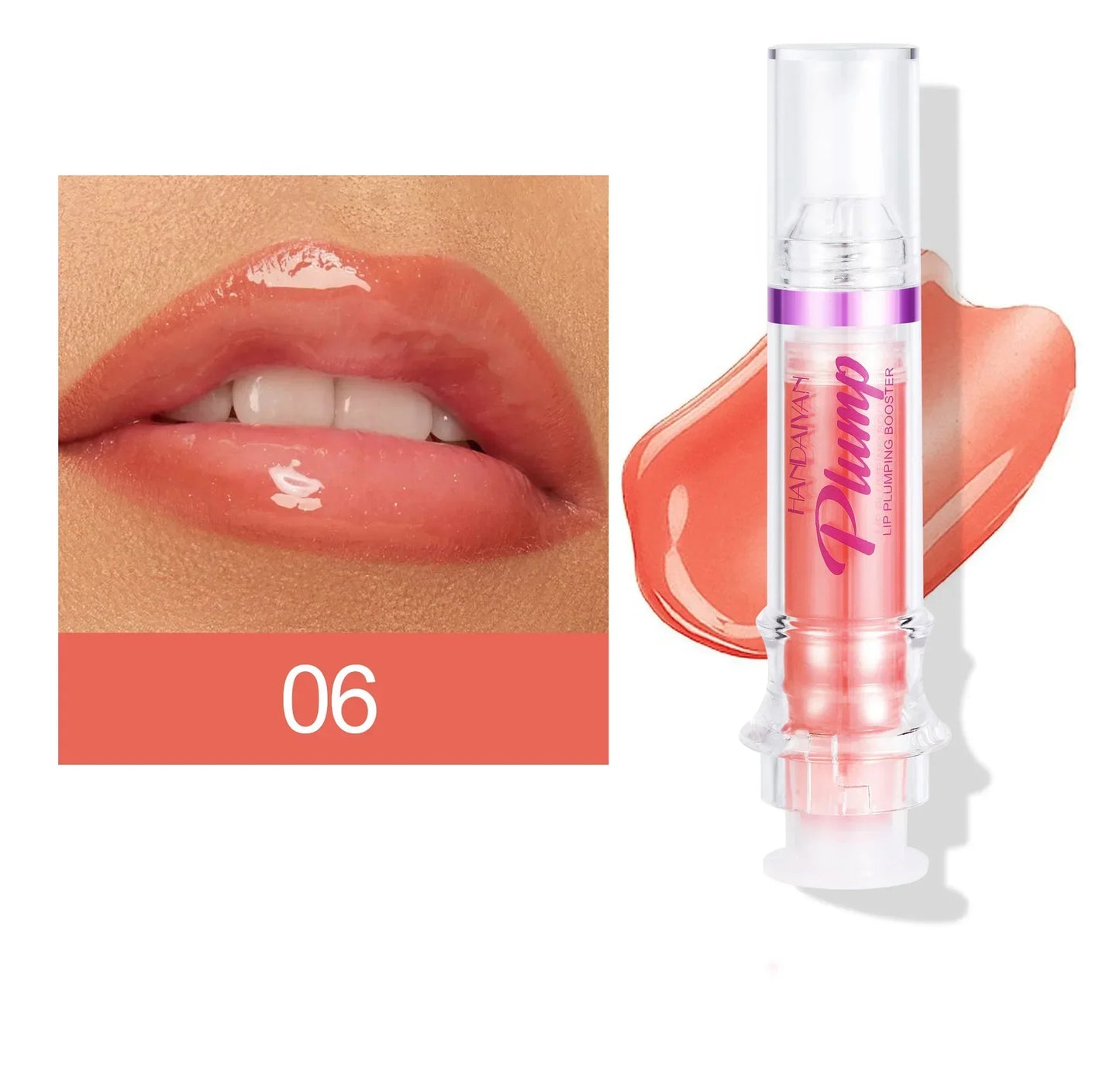 Lip Plumping Booster Lasting Sexy Plumper Glitter Red Nude Lipstick Liquid Waterproof Moisturize Oil Lipgloss Makeup Lip Care