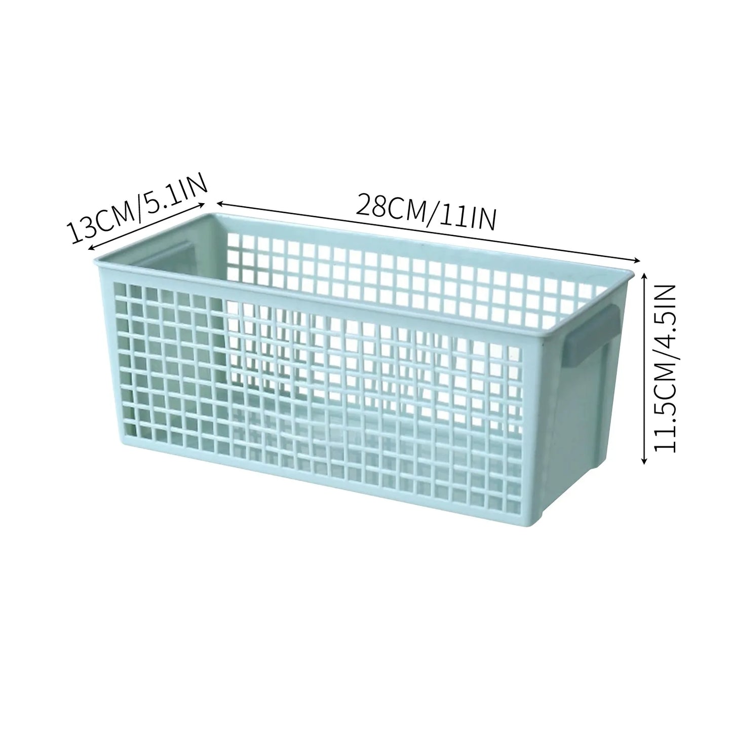 Household Storage Basket Classic Modern Organization Basket Bottom Non-Slip Easy To Disassemble Suitable For Kitchen Ba'Troom