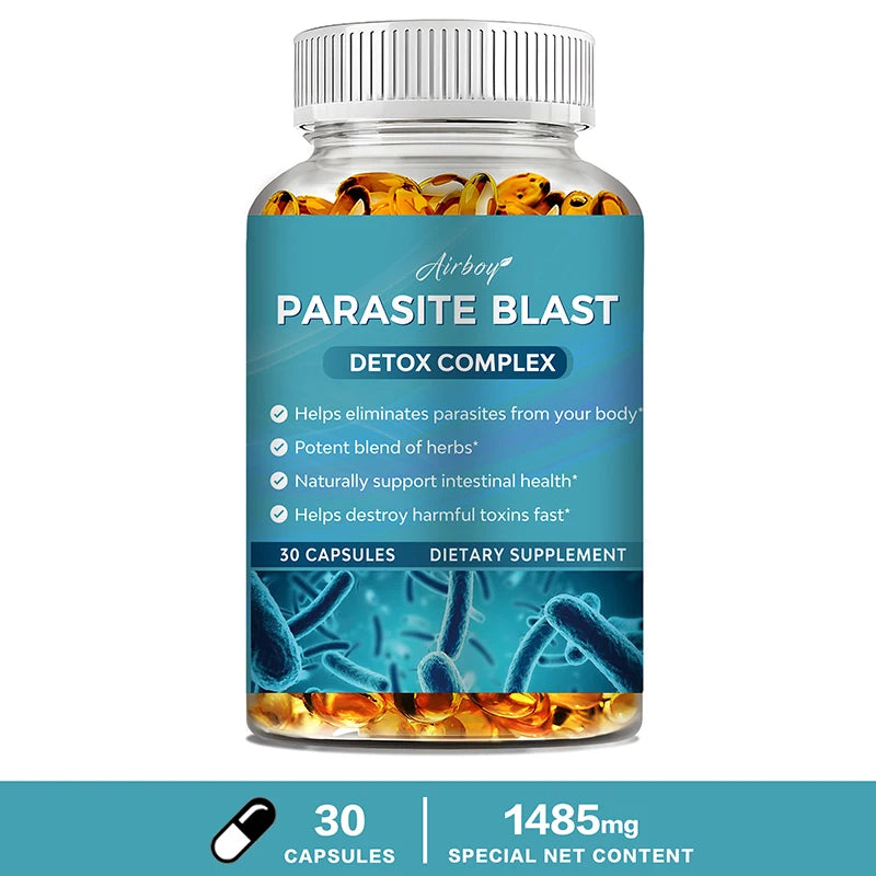 Parasite Blast - Bowel Cleansing Supplement, Digestive Health, Immune Health, Parasite Removal