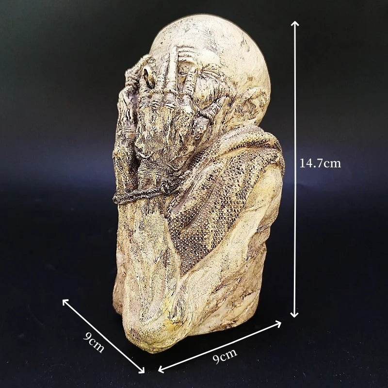 Silicone mold horror bloodthirsty zombie DIY candle resin plaster handicraft Halloween decoration tool