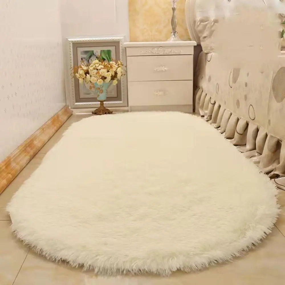 Area Rugs for Living Room Super Soft Faux Sheepskin Area Rugs for Bedroom Floor Shaggy Plush Carpet Faux Rug Bedside Rugs