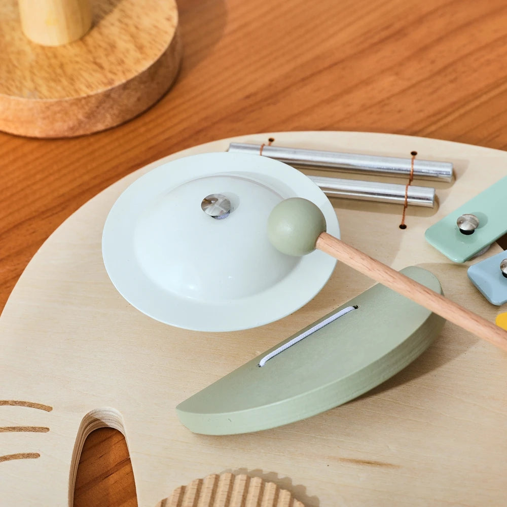 Baby Wooden Instruments Toys Educational Children's Musical Toys Elephant Xylophone Toys Newborn Birthday Gifts Music Table Toys