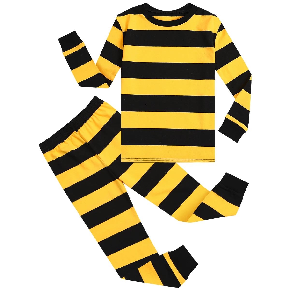 Black and White Striped Pajamas Set Toddler Boys Girls Halloween Robber Prisoner Thief Pjs for Kids Pyjamas Infant Party Clothes