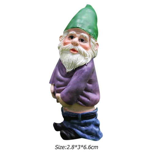 1pc Fairy Garden Drunk Gnomes Miniature Ornaments Set Mini Dwarf
