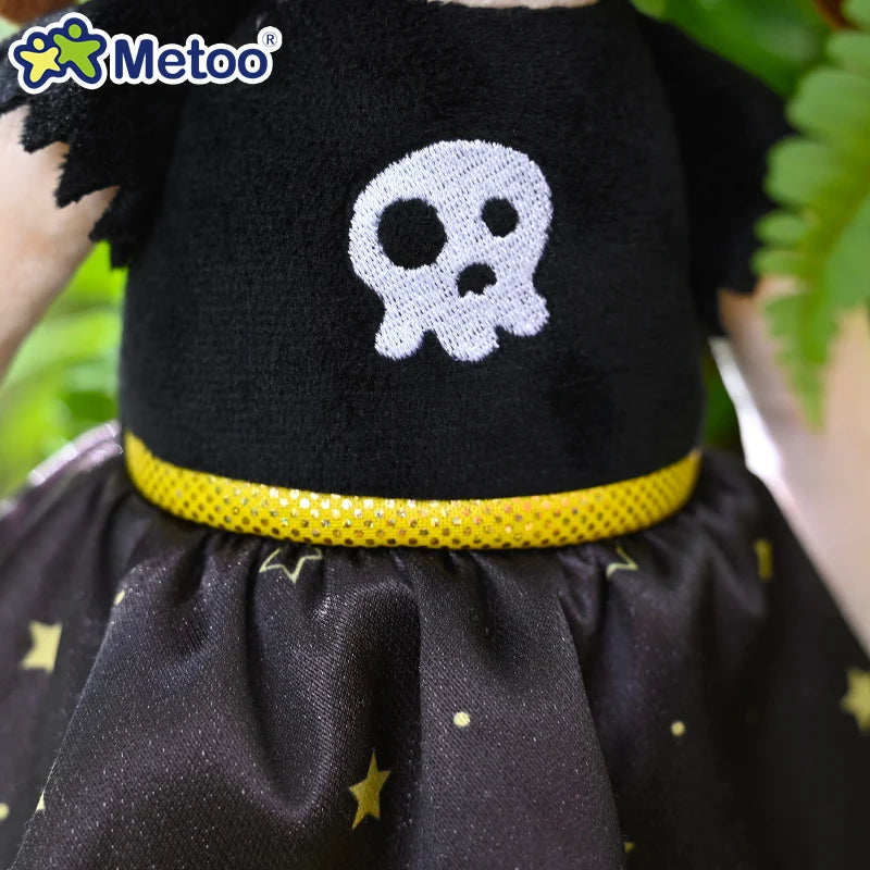 Halloween Decoration Black Magic Witch Plush Toy Soft Stuffed Dolls For Kids Girls Boneca Metoo Original