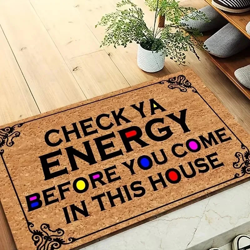 Doormat Non-slip Welcome Mat Sides Easy To Clean Floor Rugs Indoor Outdoor Home Decor Washable Rugs Area Rugs