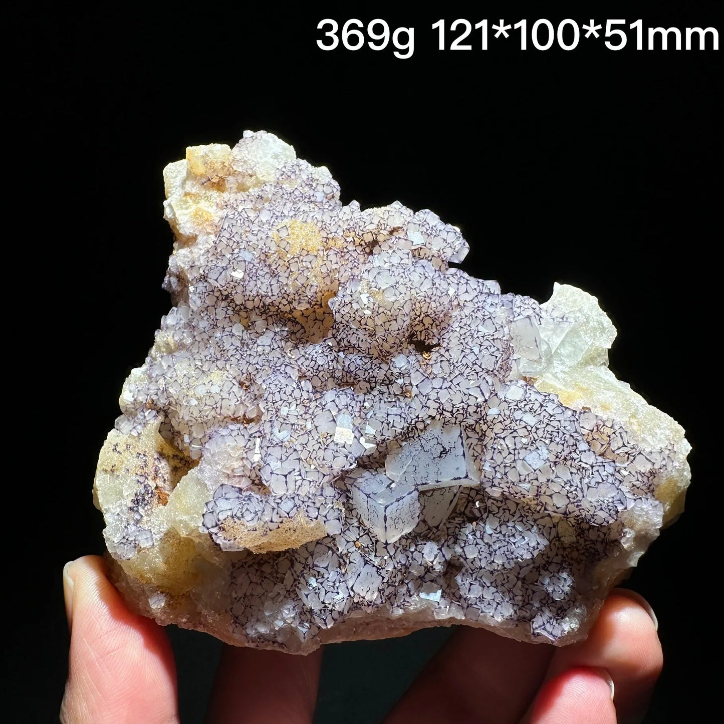 Natural Purple edge fluorite mineral specimen healing crystal gem collection Mineral Quartz Rock Healing Stone Home Decor