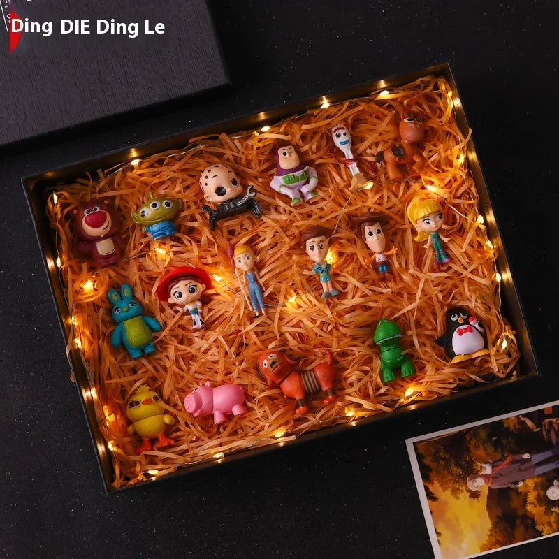 Full set of dolls toys Story Buss Light Years Woody Handmade Dolls ornaments Blind Boxes to send children birthday gifts