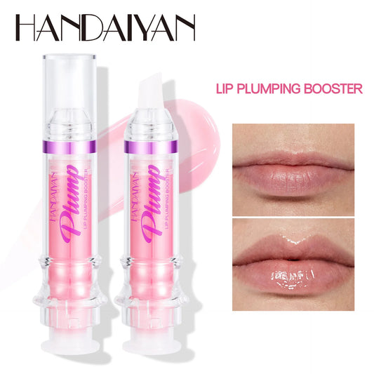 Lip Plumping Booster Lasting Sexy Plumper Glitter Red Nude Lipstick Liquid Waterproof Moisturize Oil Lipgloss Makeup Lip Care