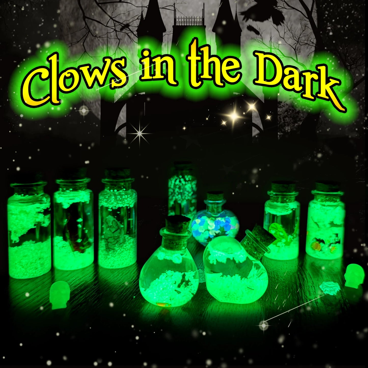 DIY Fairy Magical Potions Kit Horror Halloween Christmas Gifts Witches' Magical Color Changing Freezing Potions Art Craft Kit