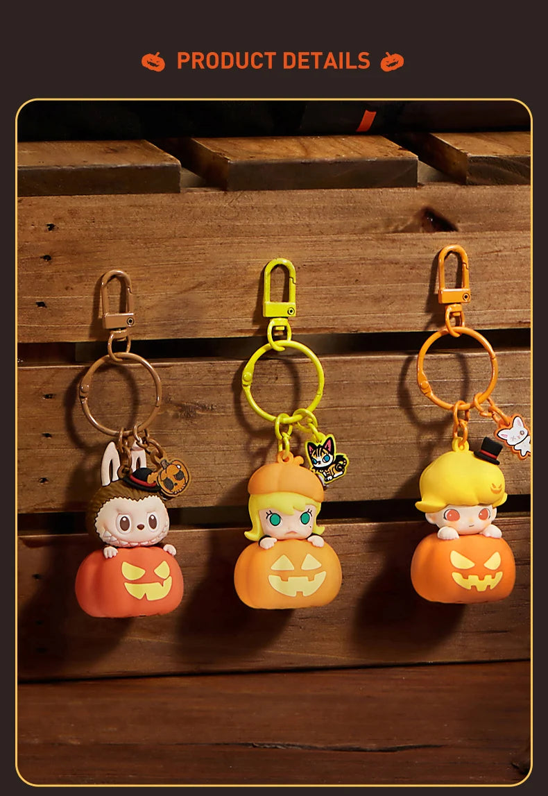 POP MART Happy Halloween Party Series - Luminous Pumpkin Pendant Molly Labubu Dimoo