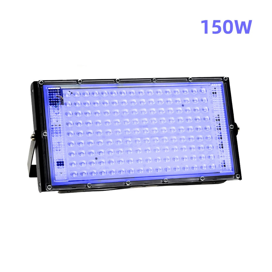 ALIEN 50W 100W LED UV Black Lights Stage Blacklight Ultraviolet Flood Effect Light for Halloween Xmas Dance DJ Disco Party Bar