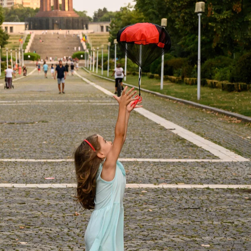 Parachute Toys for Kids Tangle Free Outdoor Flying Parachute Men Outside Toys Easter Basket Stuffers Idea Unique Boy Girl Gift