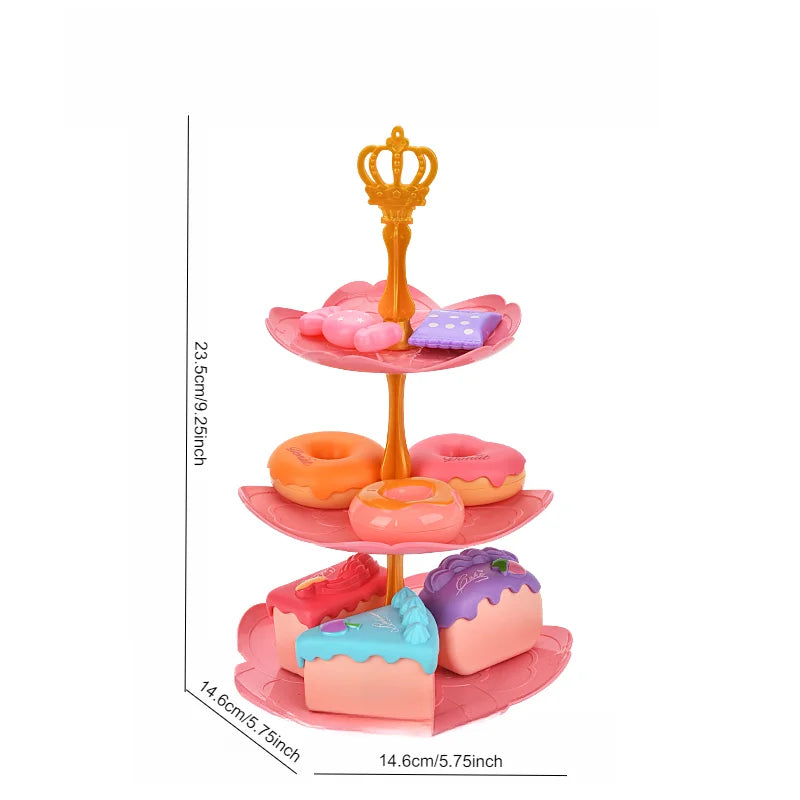 children's family toys afternoon tea desserts cakes simulation toys girl gift sets