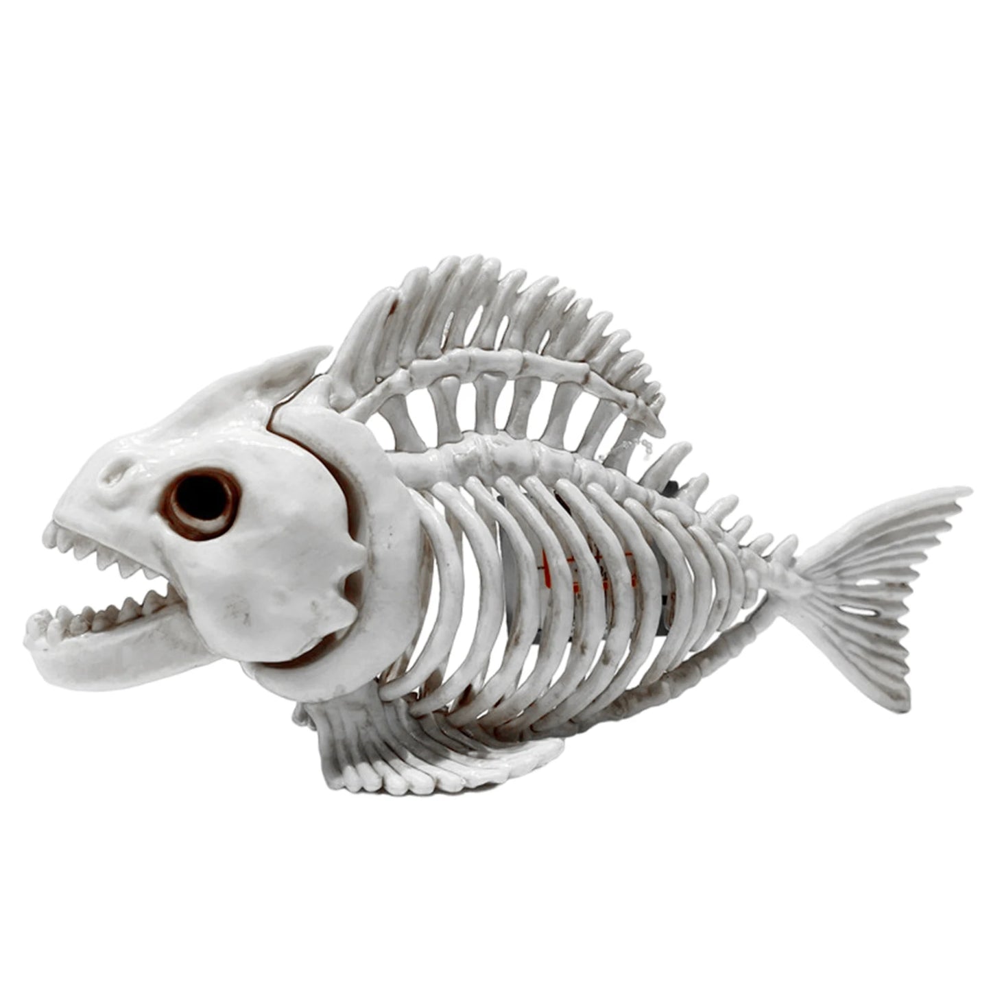 Halloween Animal Skeleton Bones Horror Fish Art Ornaments Halloween Props for Home Bedroom Decor Teaching Tool Kids Gift