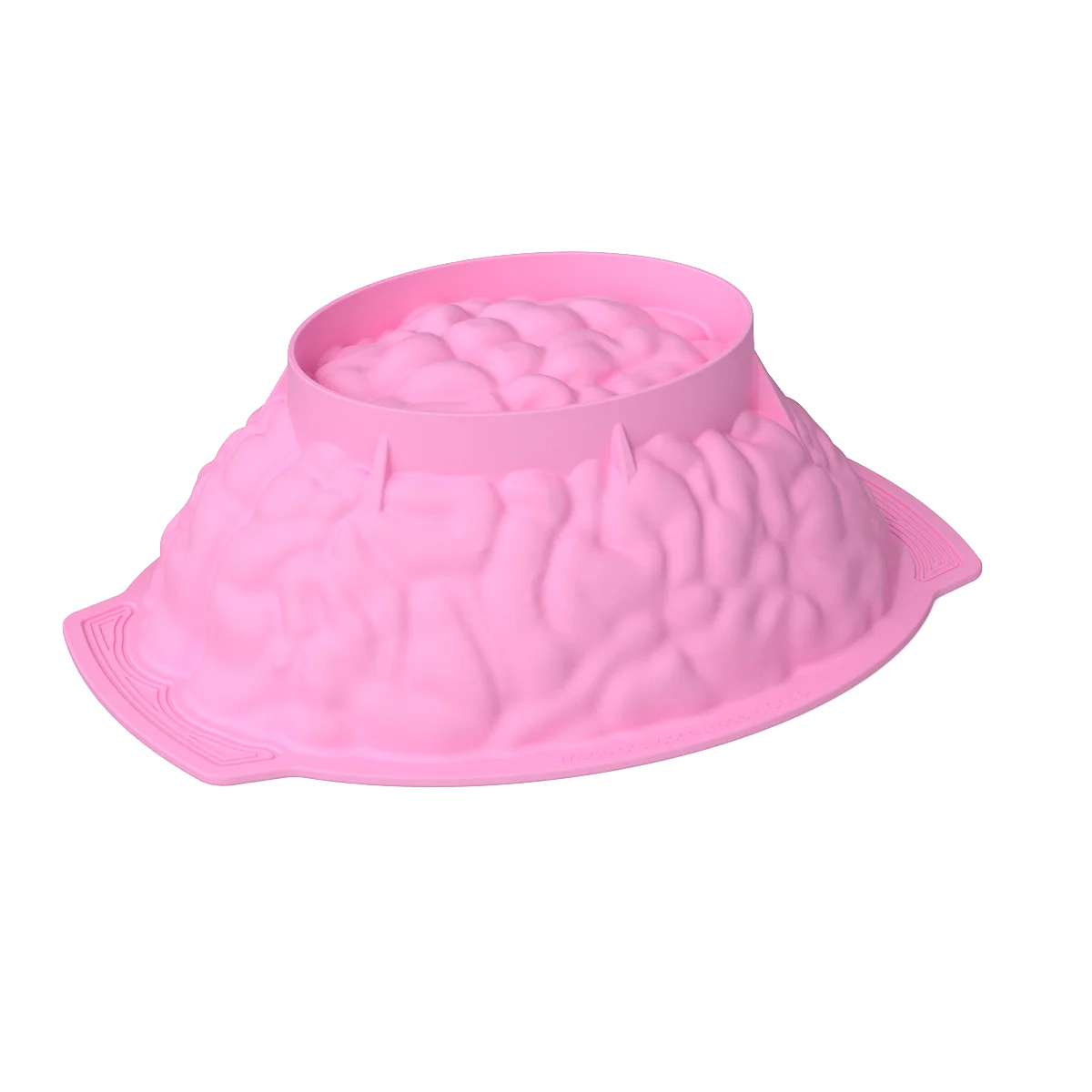 Silicone Brain Shape Mold For Diy Ice Cubes Puddings Chocolates Cakes Halloween Christmas Festival Party