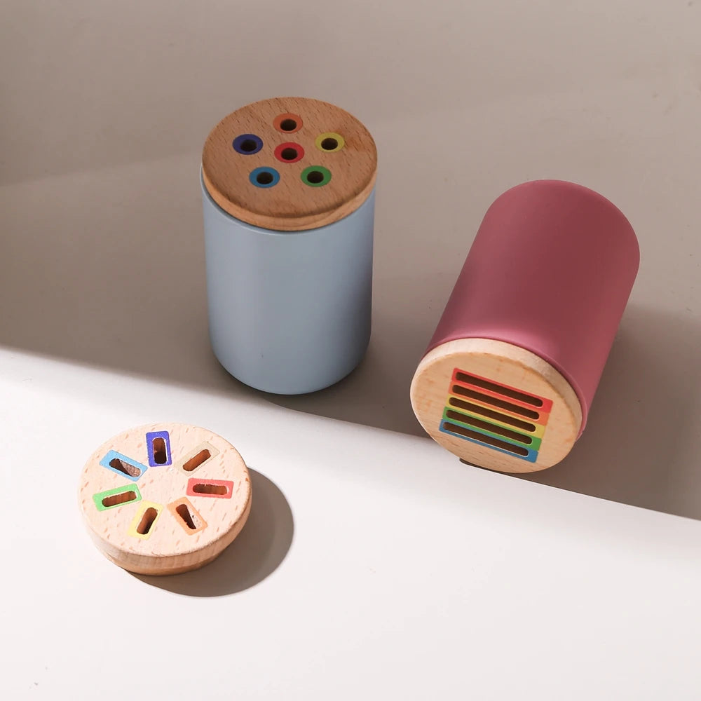 Montessori Baby Toys Silicone Educational Toys Cognitive Toys Color Matching Bucket Toddler Toys Sensor Game Baby Games 2 Years