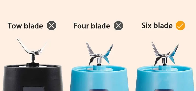 Electric Juicer Mini Portable Blender Fruit Mixers Fruit Extractors Multifunction Juice Maker Machine Blender Smoothies Mixer