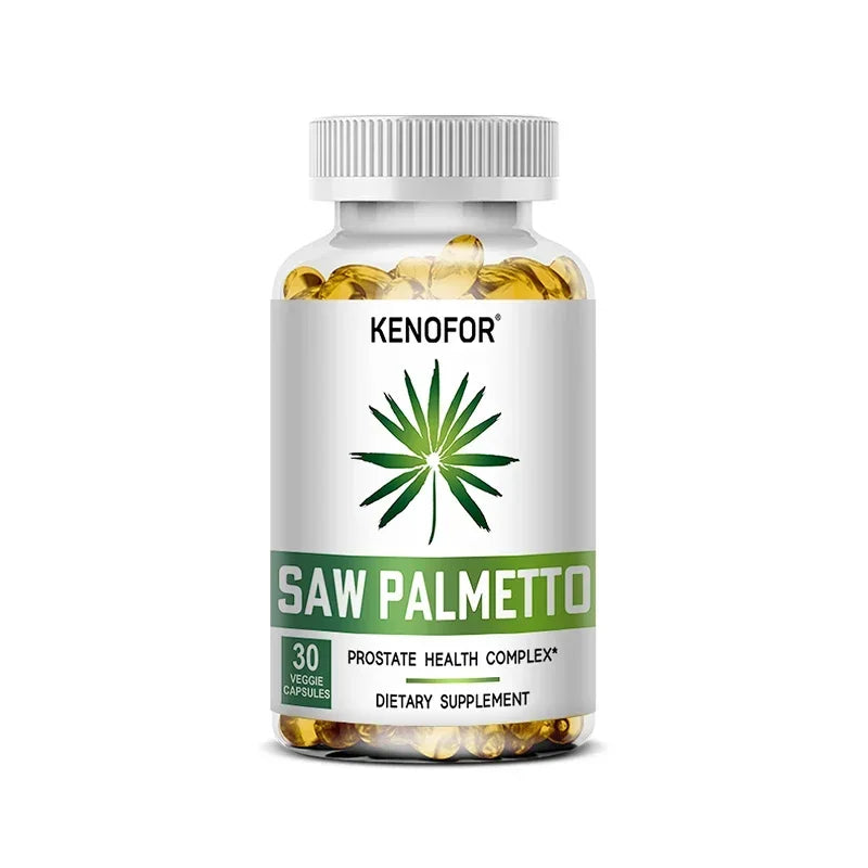 Saw Palmetto Capsules - Prostate Health, Hair Growth, Men's Health, Urinary Tract Health, Improved Frequent Urination for Men's