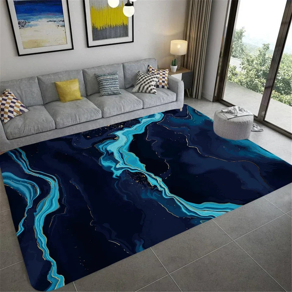 Home Mats Marble Carpets Living Room Bedroom Entrance Doormat Floor Mats Carpets Anti-Slip Mat Rugs Balcony Rug Bedroom Decor