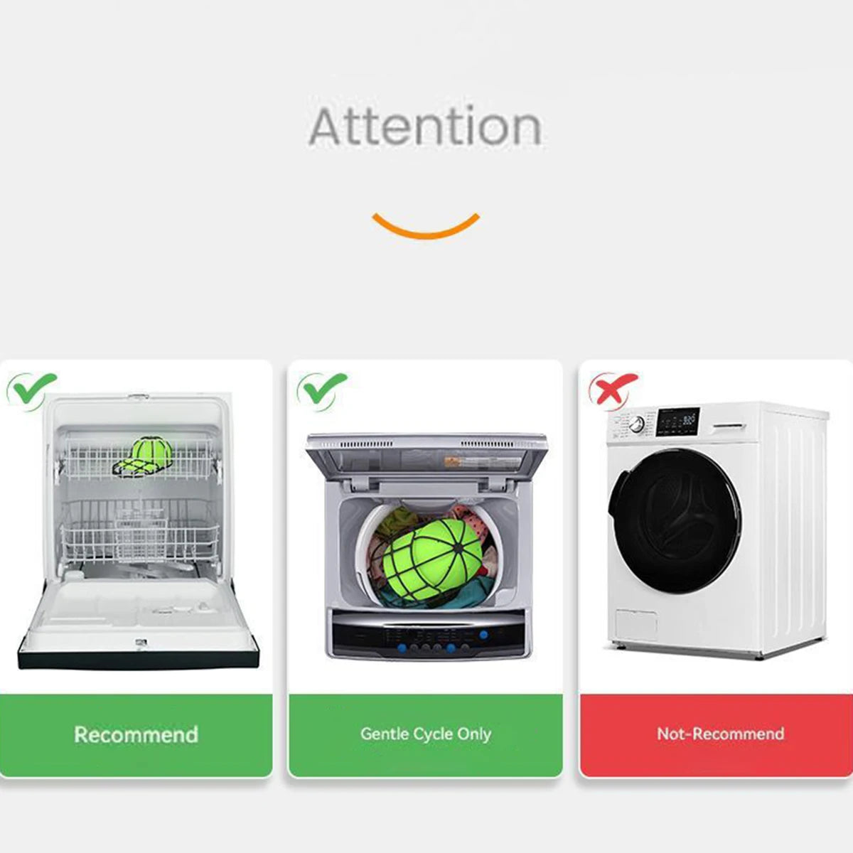 1Pc Hat washer, household items, laundry accessories, anti deformation hat protection frame, sturdy