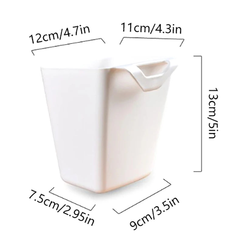 Household Back Hanging Plastic Storage Basket