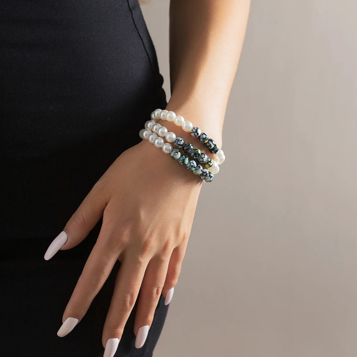 Gothic Blood Drop Fringe Necklace Choker Multi-colored Pearls Beaded Charm Fashion Halloween Party Jewelry Vampire Gifts for Her