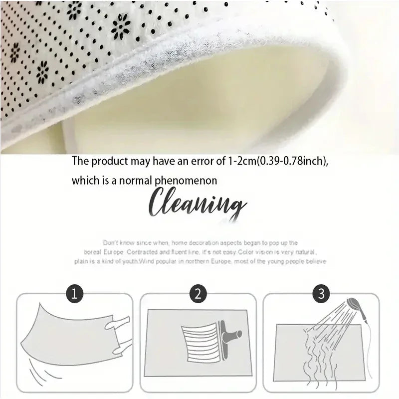 Doormat Non-slip Welcome Mat Sides Easy To Clean Floor Rugs Indoor Outdoor Home Decor Washable Rugs Area Rugs