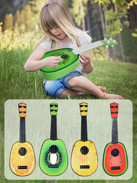 Kids Toy Guitar,Ukulele Musical Instrument Guitar Toys for Boys Girls,Mini Ukulele with 4 Strings Learning Educational Toys Gift
