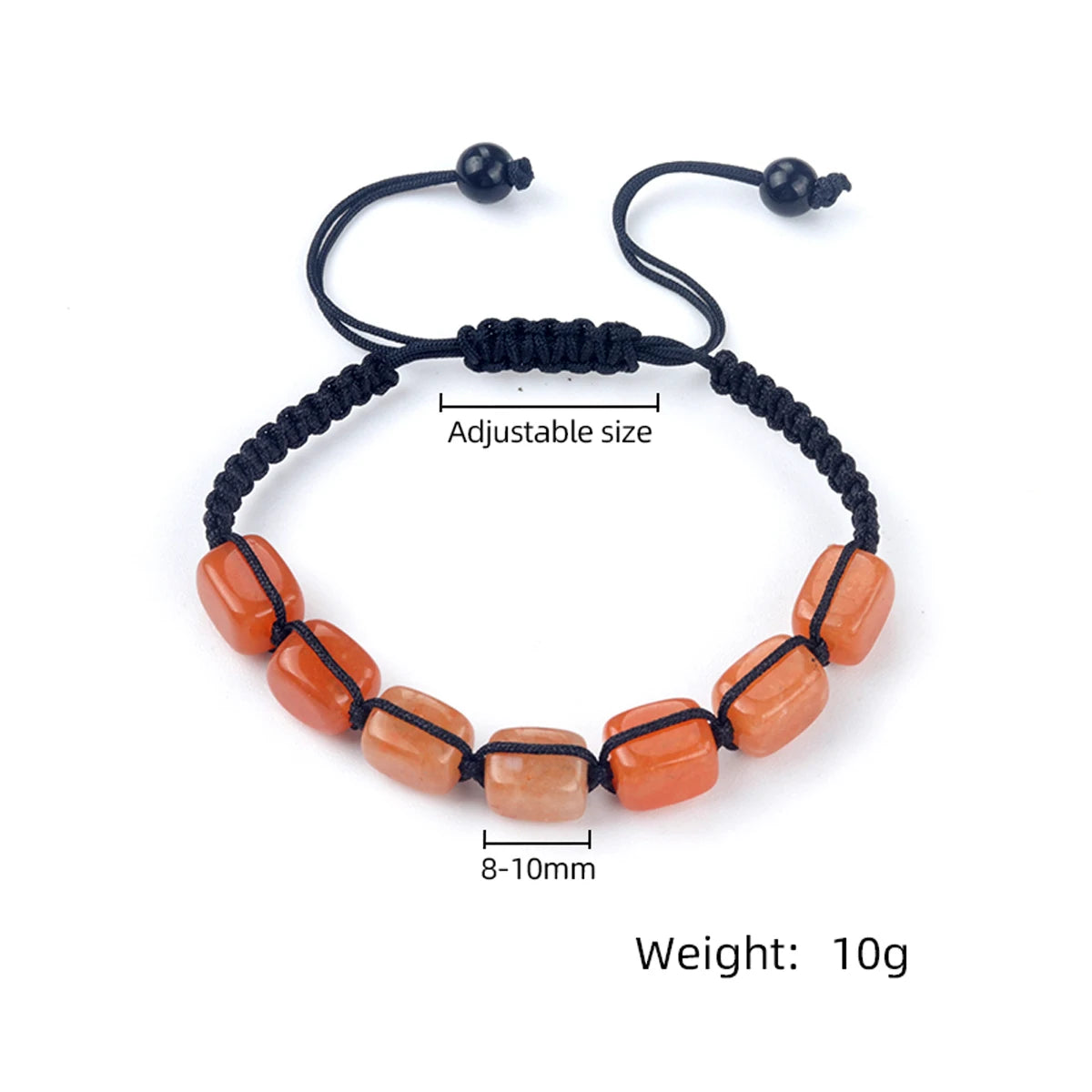 Chakras Bracelets Reiki Natural Stone Braided Women Bracelet Healing Yoga Healing Handmade String Rope Adjustable