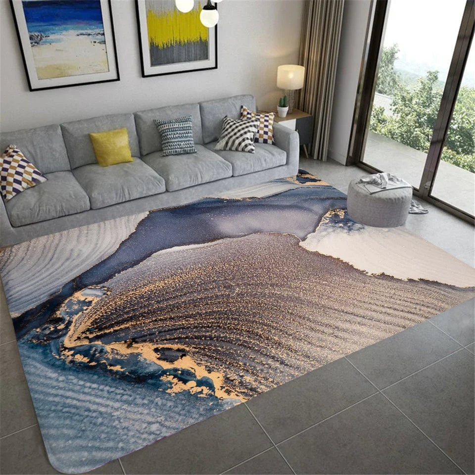 Home Mats Marble Carpets Living Room Bedroom Entrance Doormat Floor Mats Carpets Anti-Slip Mat Rugs Balcony Rug Bedroom Decor