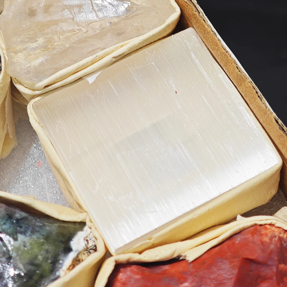 Raw Stone Crystal Set 1.6-2.4" Natural Rock Minerals Specimens Collection Decorative Amethyst Aroma Diffuser Stone