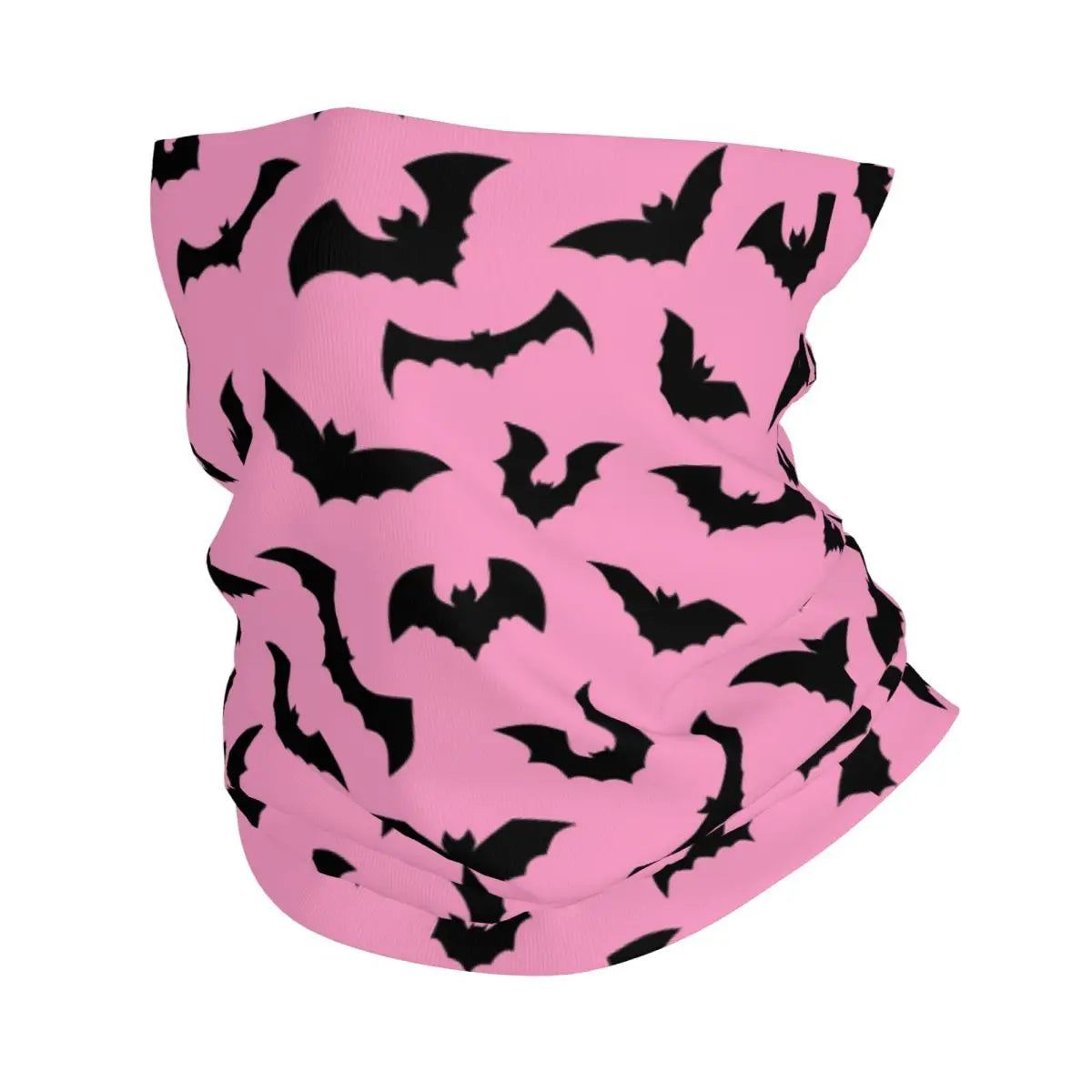 Custom Halloween Vampire Bats Winter Headband Neck Warmer Women Men Hiking Running Tube Scarf Face Bandana Gaiter
