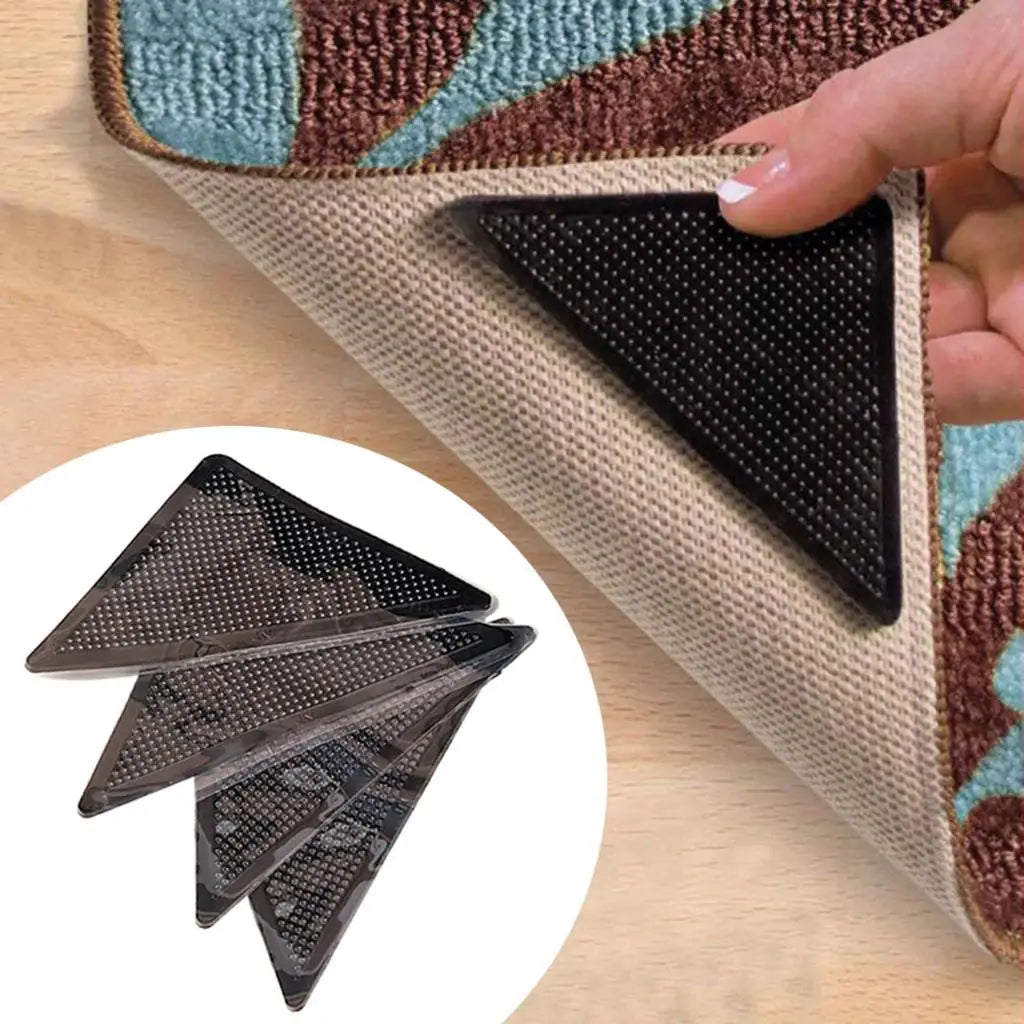 Rug Grippers for Hardwood Floors,Anti Slip Rug Grippers Removable Eco-Friendly Carpet Gripper for Tile Floors,Carpets,Floor Mats